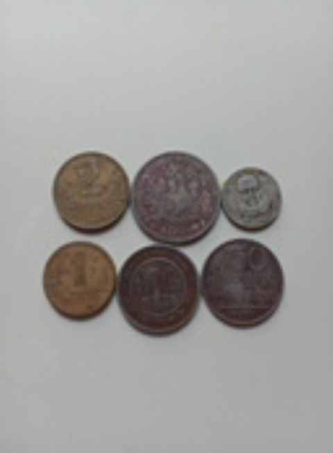Moedas nacionais e  internacionais